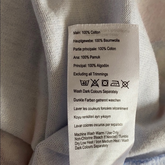 Joules Harbour blue floral print tee size 4 - Picture 6 of 7